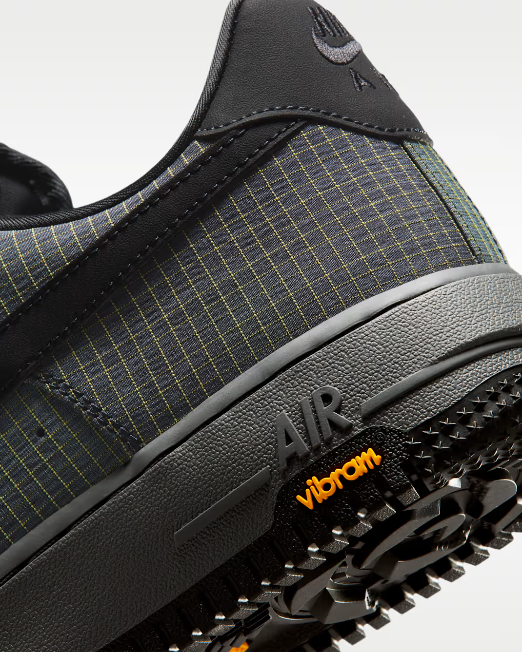 IH1943-001 Nike Air Force 1 Low LX Vibram Pencil Point Black (Men's)