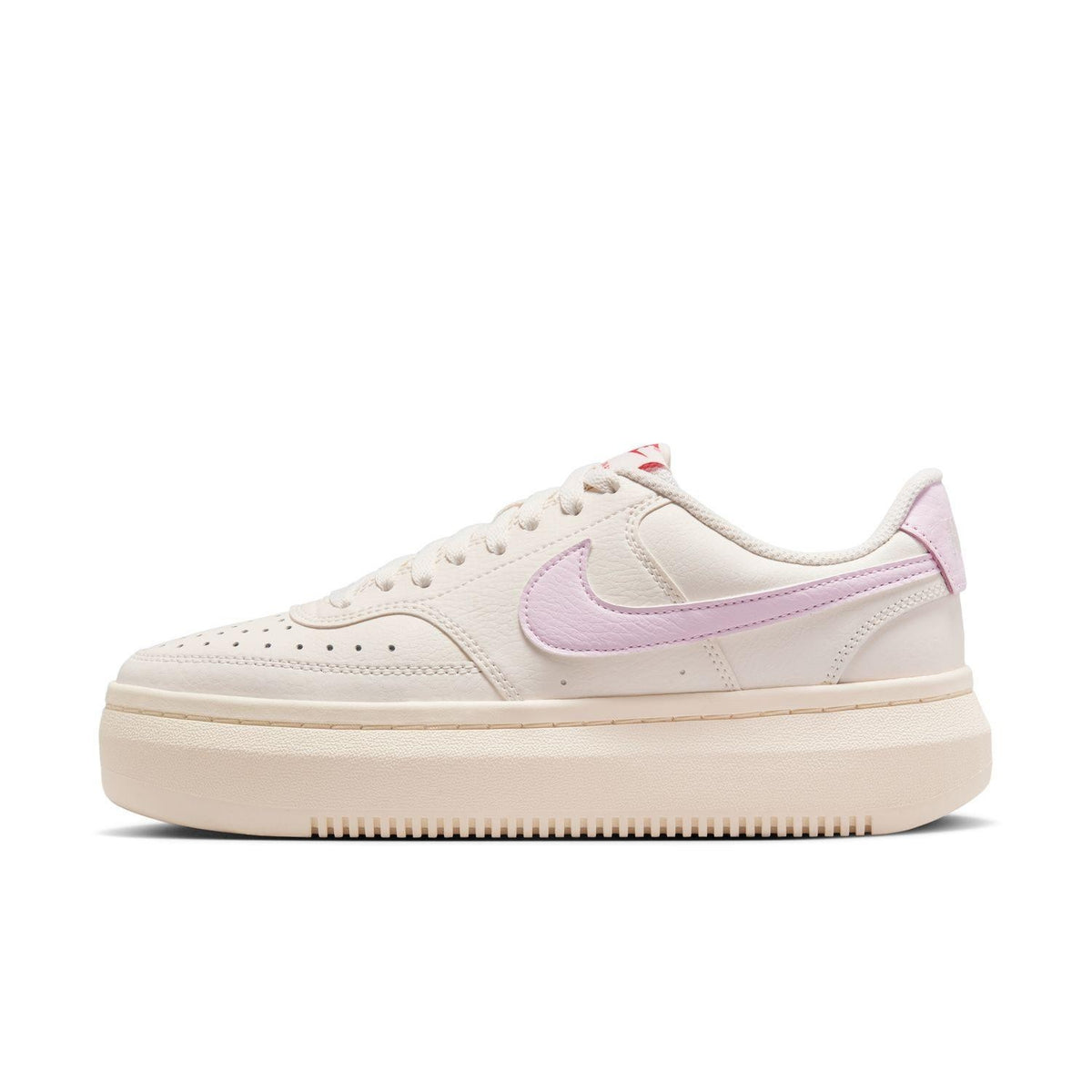 IB4480-133 Nike Court Vision Alta Sail Pale Ivory Light Crimson Pink (Women's)