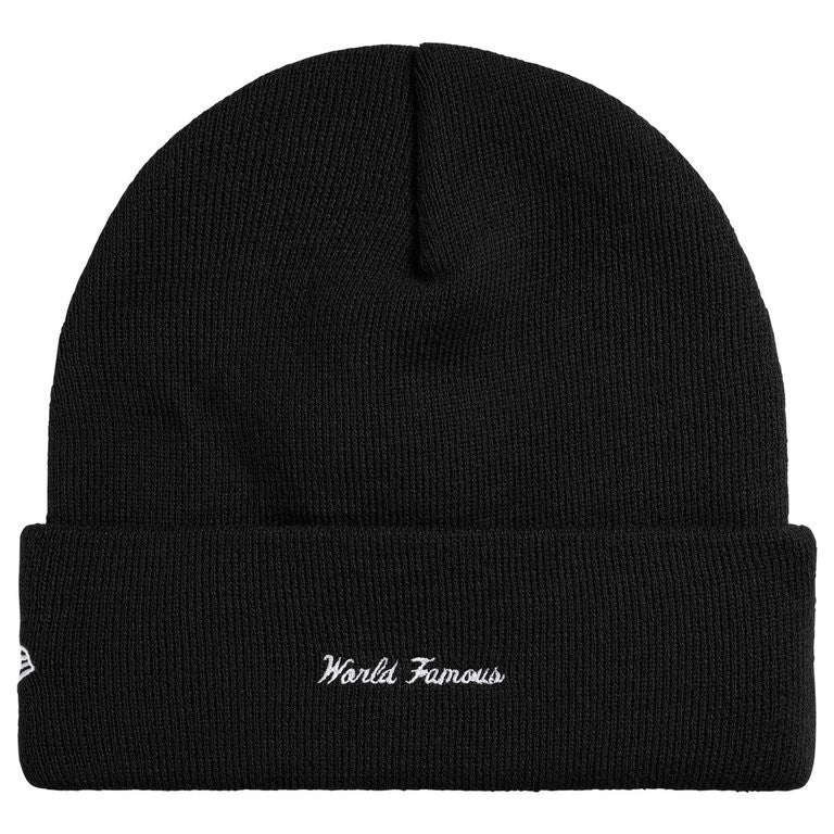 Supreme New Era Action Beanie Black