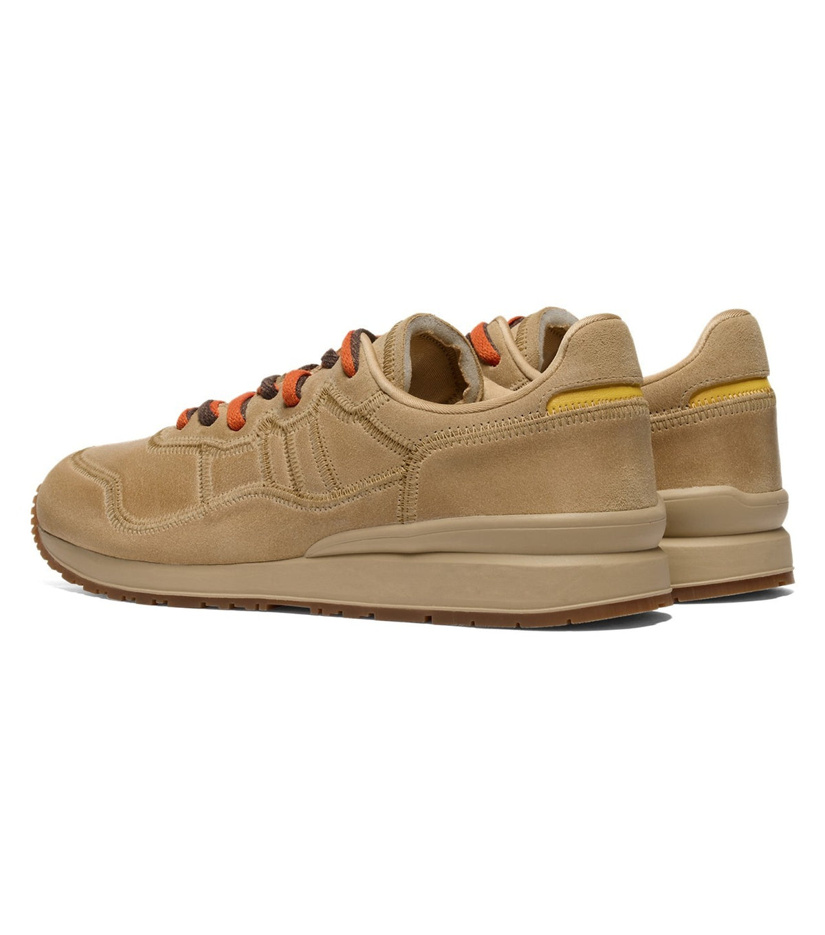 1183C447-250 Onitsuka Tiger Tiger Ally Stitch Camel Beige/Vibrant Yellow (Men's)