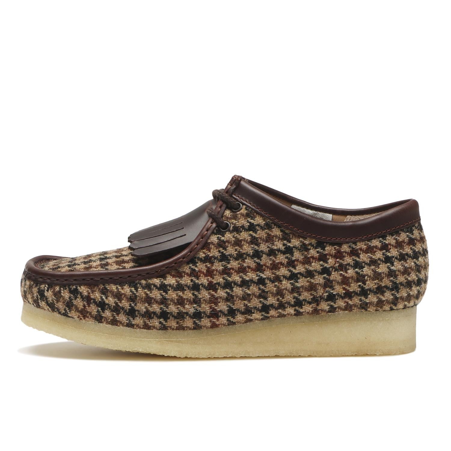 26182791 Harris Tweed Ã Clarks Wallabee Brown Tweed Combi ( Men's )
