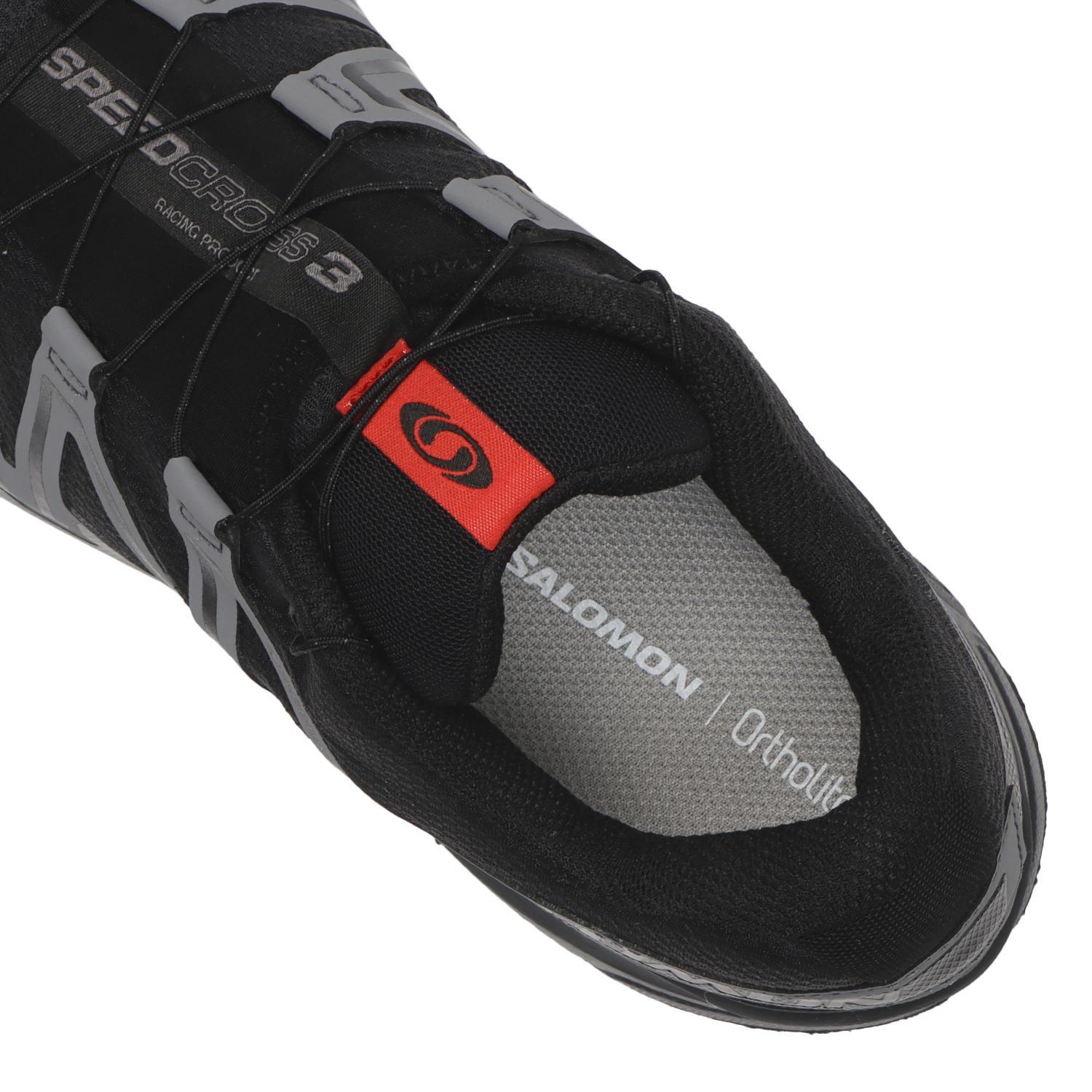 L47731700 Salomon Speedcross 3 GORE-TEX Black Asphalt Flame Scarlet (Men's)