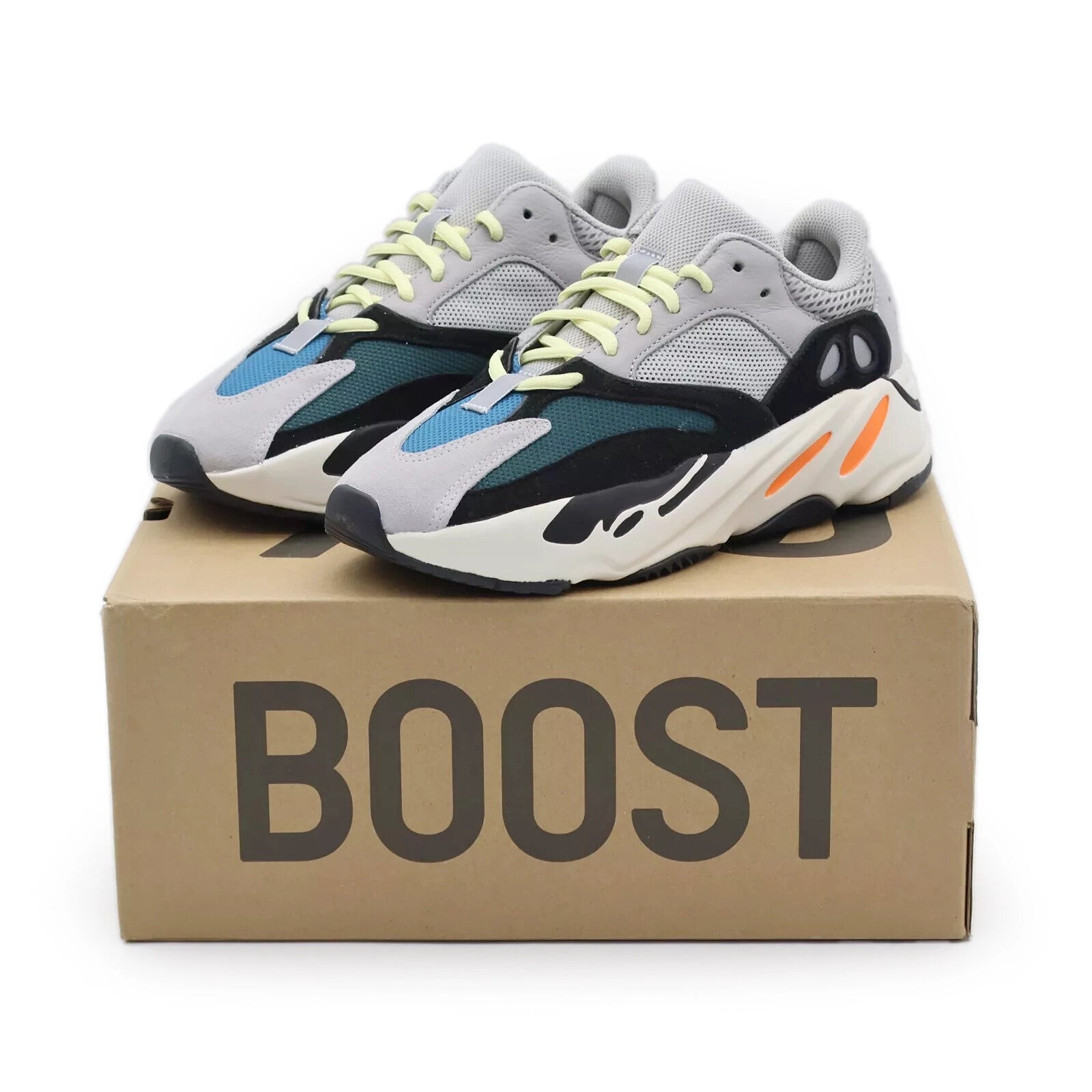 B75571 adidas Yeezy Boost 700 Wave Runner Solid Grey Chalk White Black (Men's)