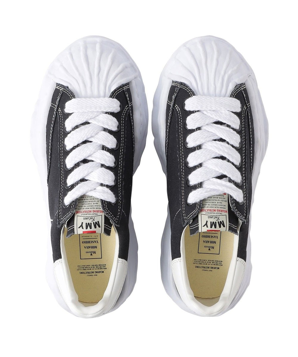 A08FW735-BLACK Maison MIHARA YASUHIRO BLAKEY OG Sole Canvas Low top (Men's)
