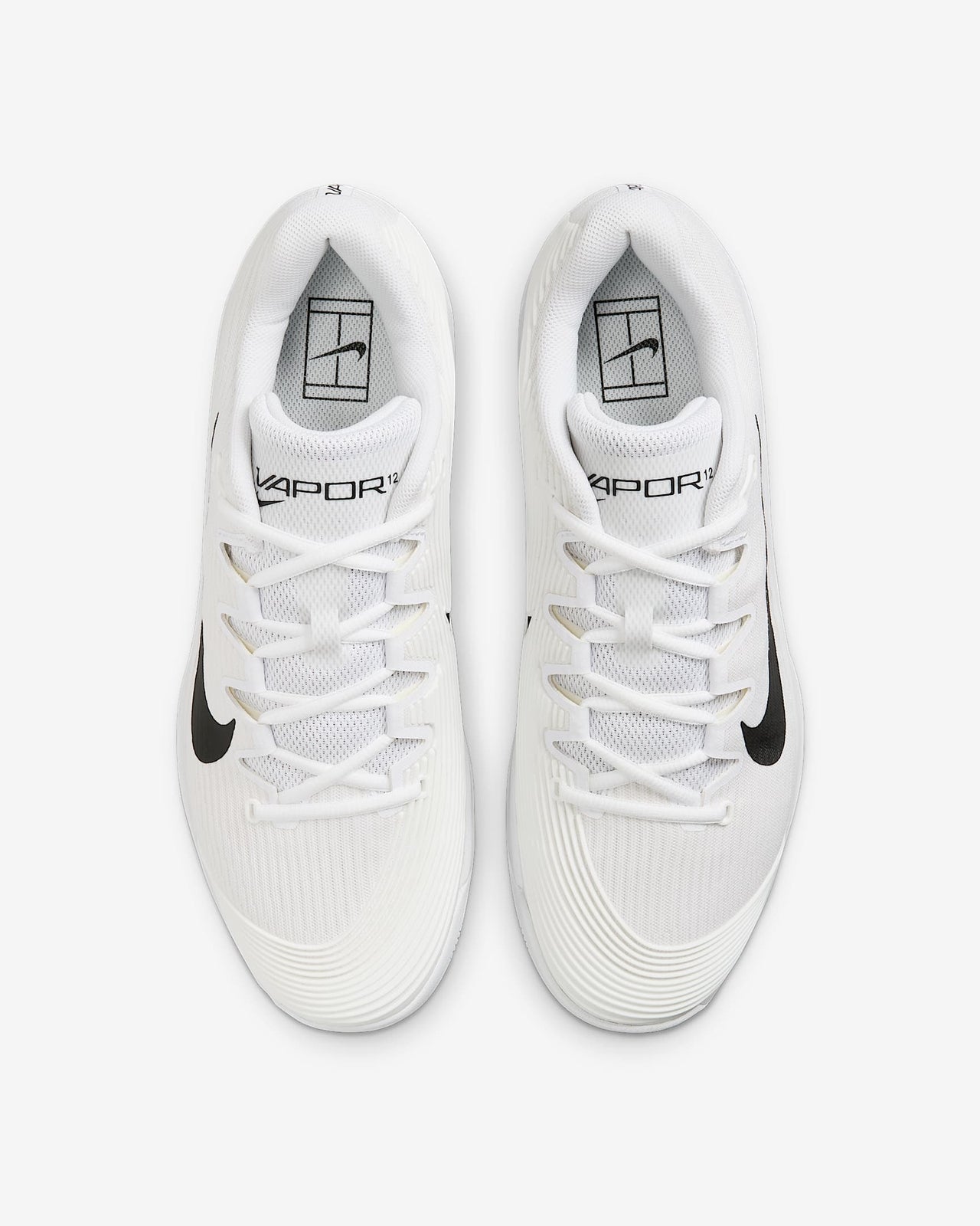 FV5552-101 Nike Vapor 12 White Summit White Black (Men's)