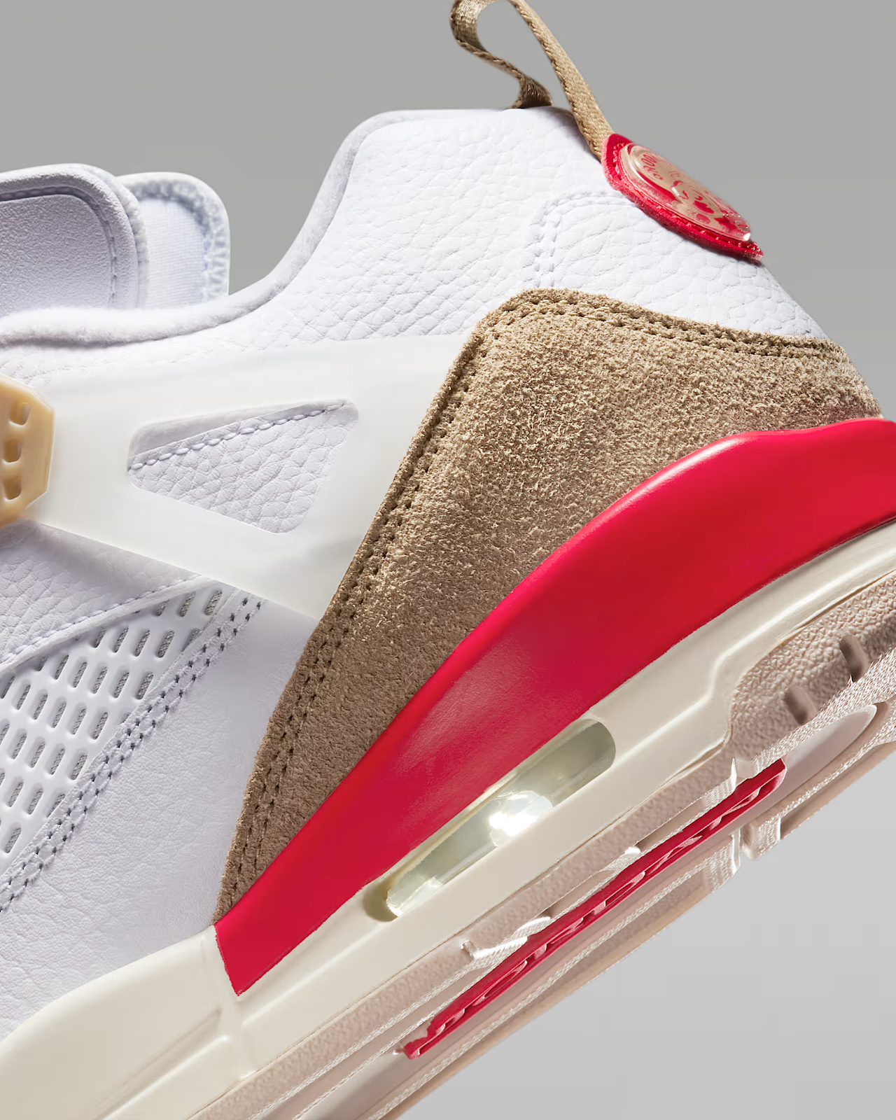 FQ1759-105 Nike Jordan Spizike Low White Desert Camo Sail Fire Red (Men's)