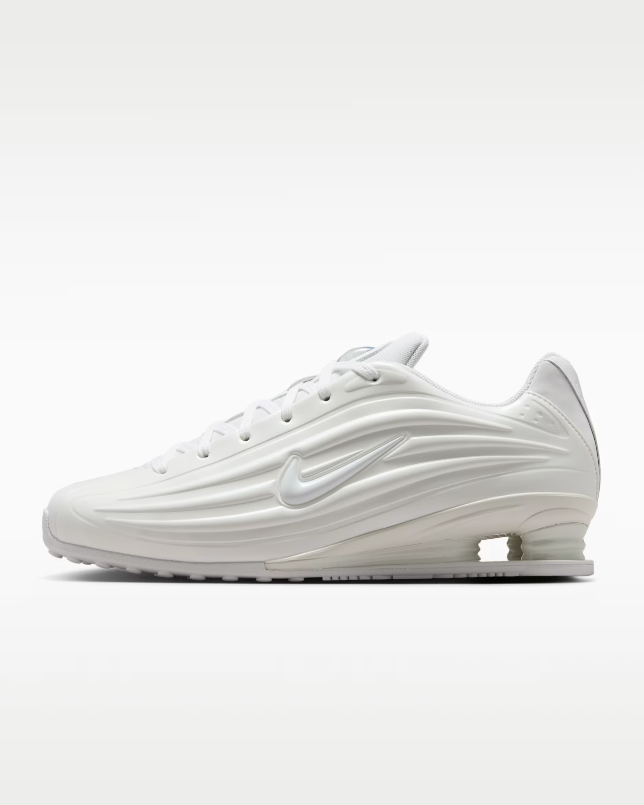 IR1222-100 Nike Shox Z "White/Metallic Silver" (Women's)