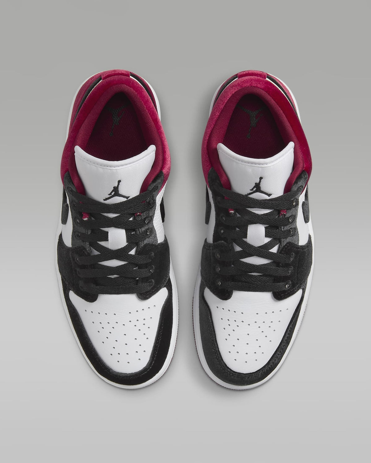 FZ3242-001 Nike Air Jordan 1 Low SE Velvet Red Black (Women's)