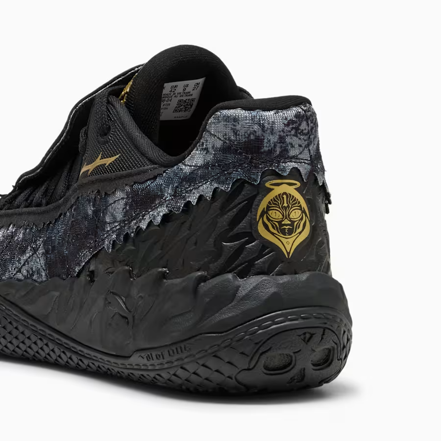 313266-04 Puma MB05 Lo Team Bank "Moody Grey/Black" (Men's)