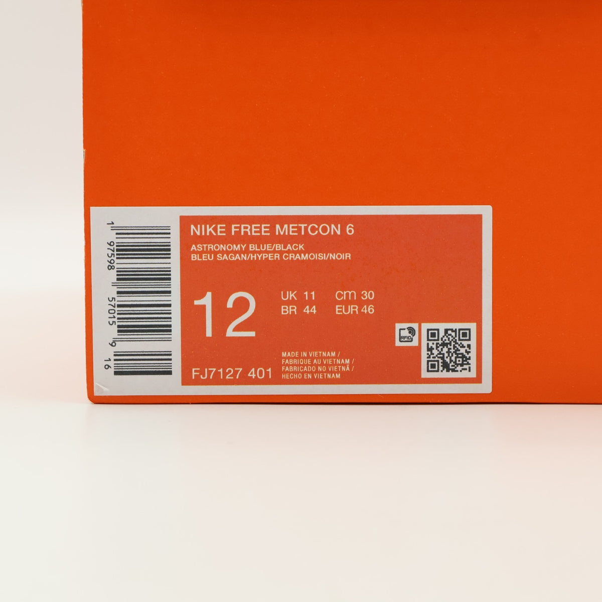 FJ7127-401 Nike Free Metcon 6 Astronomy Blue Hyper Crimson Pale Ivory (Men's)