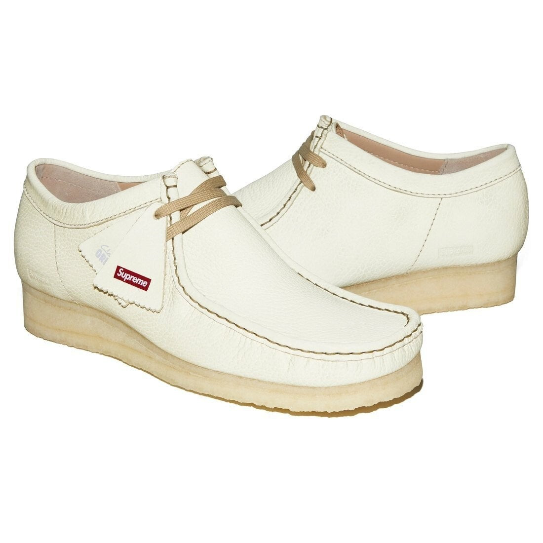 SNDN-SNKR-10276 Supreme Ã Clarks Reflective Wallabee Natural (Men's)