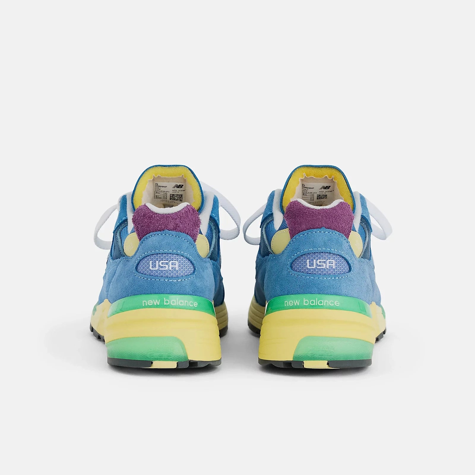 U9929NF New Balance 992 "Sea Stone/Green Apple" (Men's)