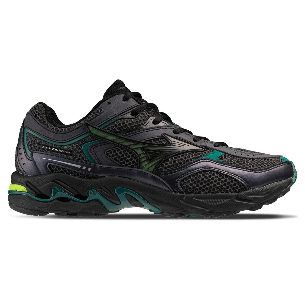 D1GA260B01 Mizuno Wave MG4 LS "Dark Grey/Green" (Men's)