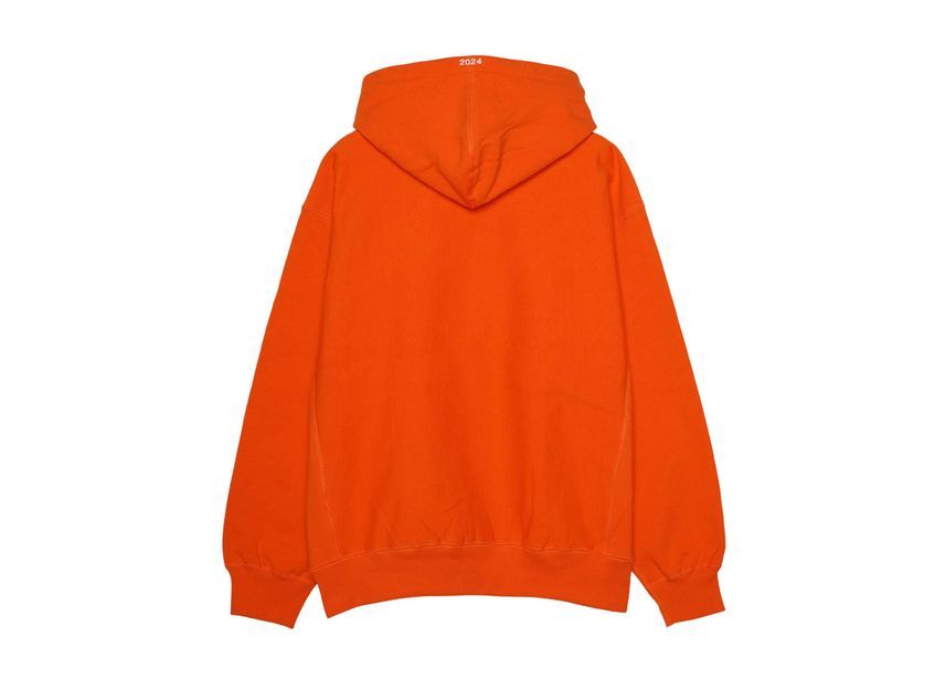 Supreme Box Logo Hooded Sweatshirt Orange
