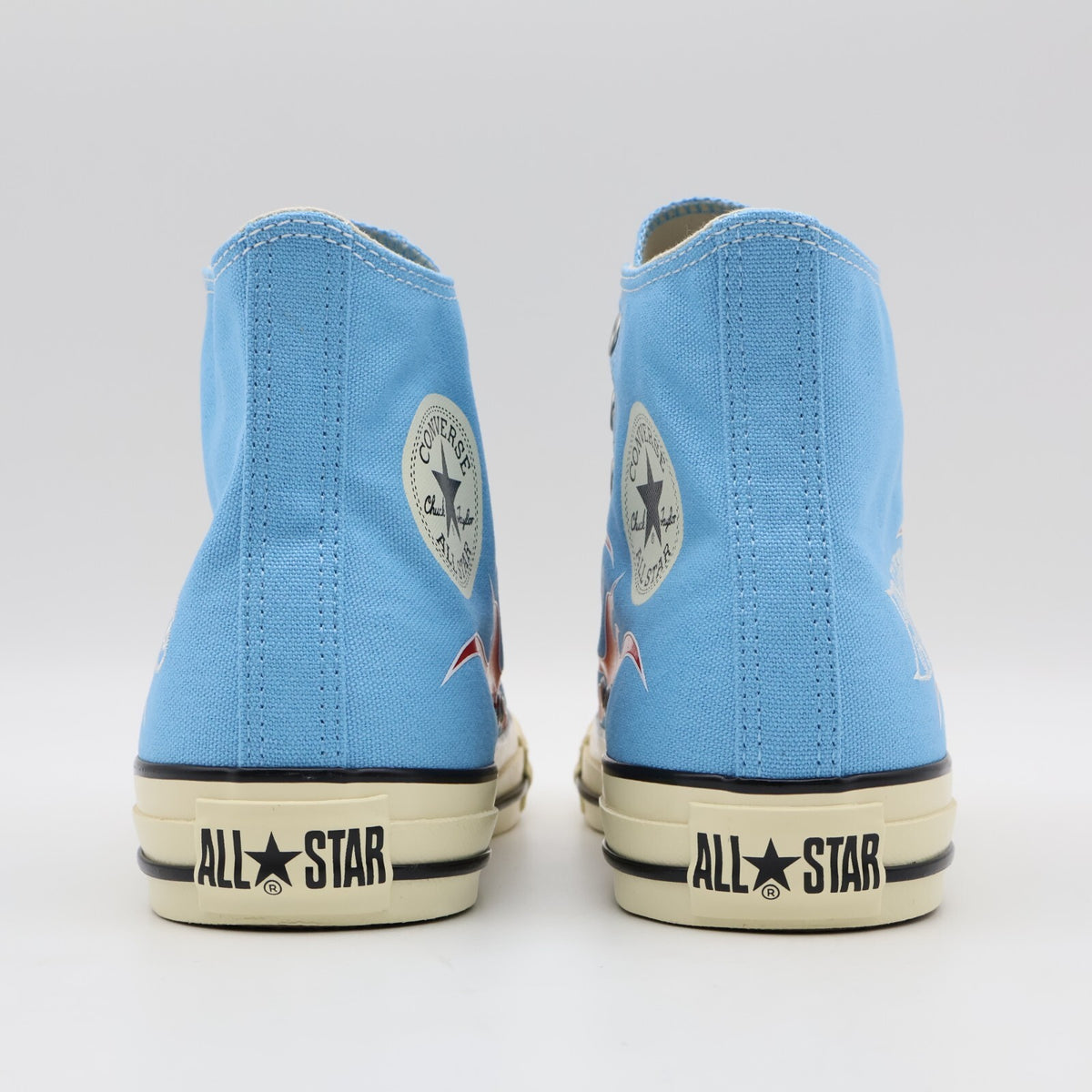 31314050 Hot Wheels Converse All Star Aged FL Hi Sky Blue (Men's)