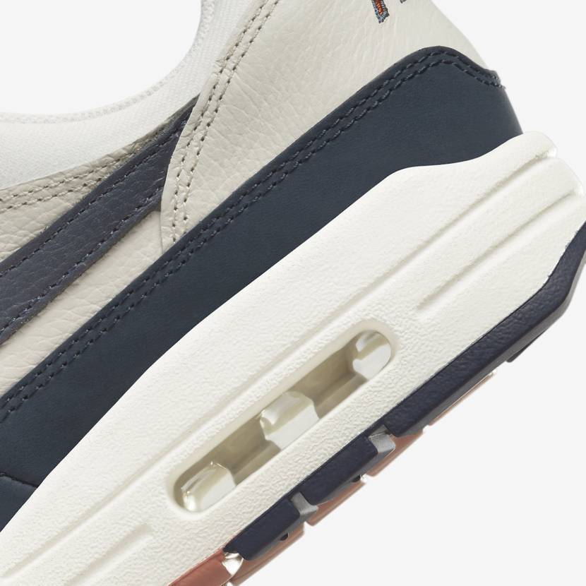 FD2370-110 Nike Air Max 1 LX Obsidian and Light Orewood Brown (Women's)