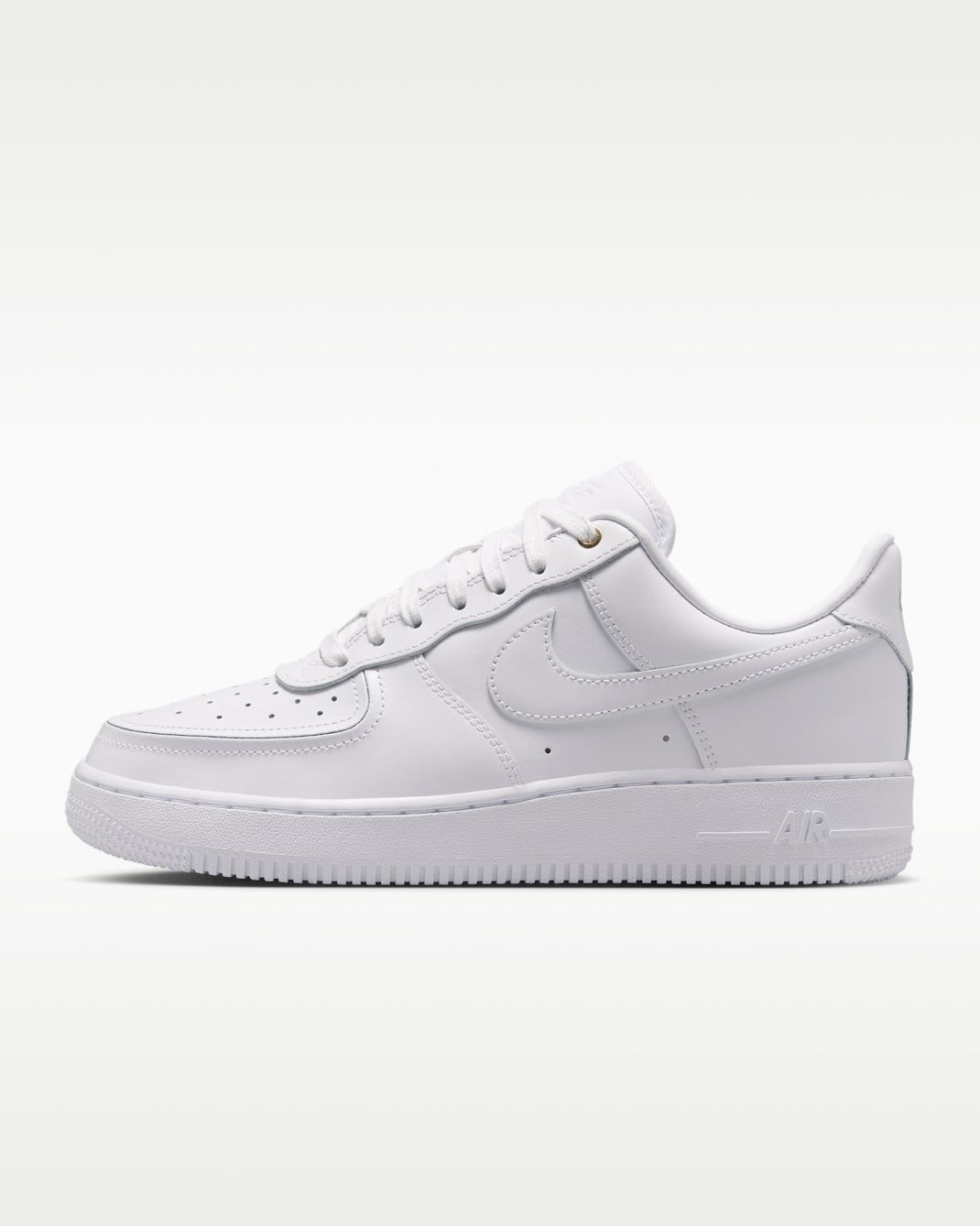 IO3124-100 Nike Air Force 1 Low '07 WhiteMetallic Gold (Women's))
