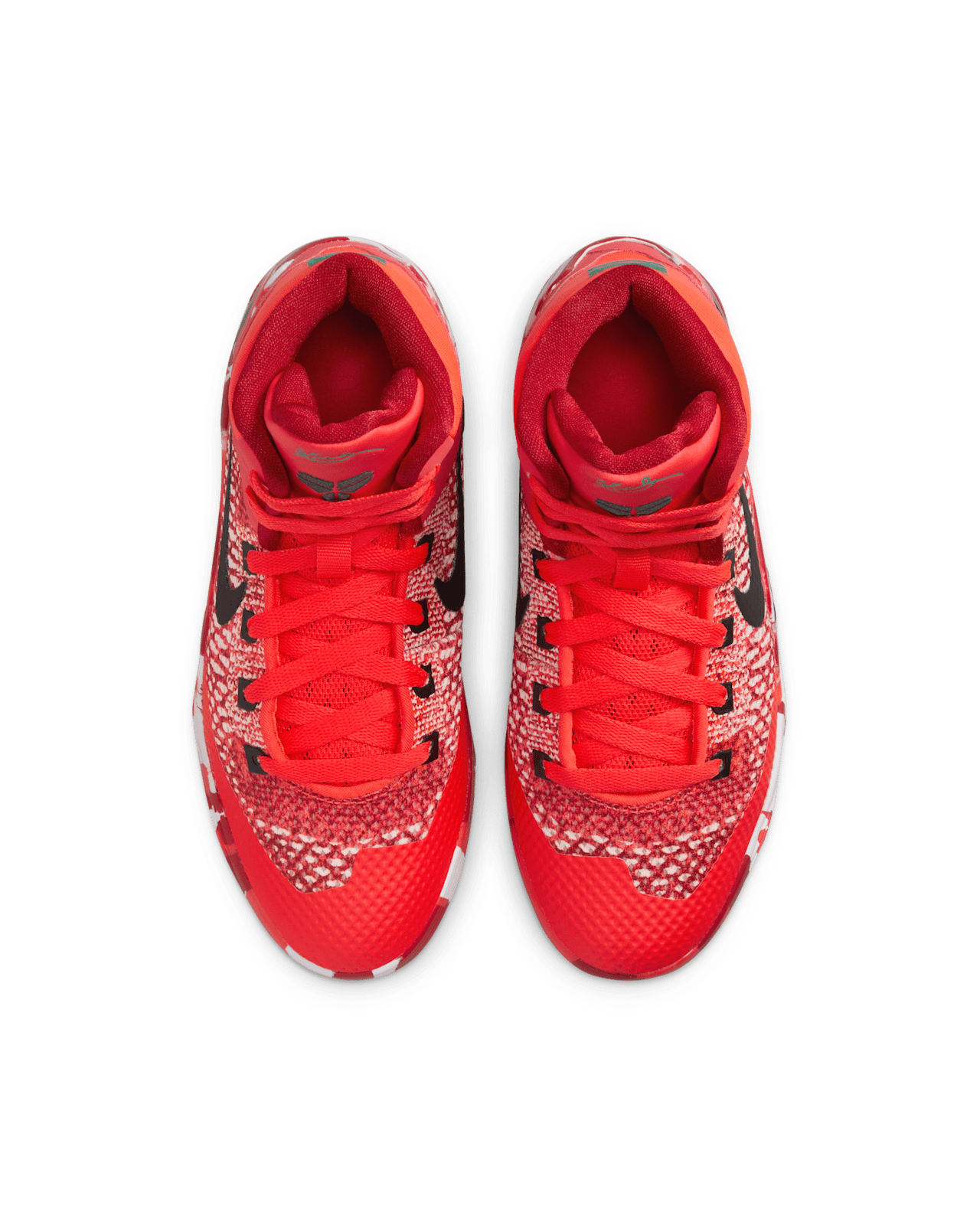 HJ9446-600 Nike GS Kobe 9 Elite High Protro Bright Crimson Emerald Green