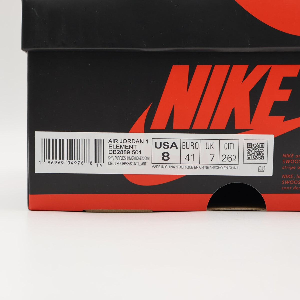 DB2889-501 Nike Air Jordan 1 Element GORE-TEX Sky J Purple (Men's)