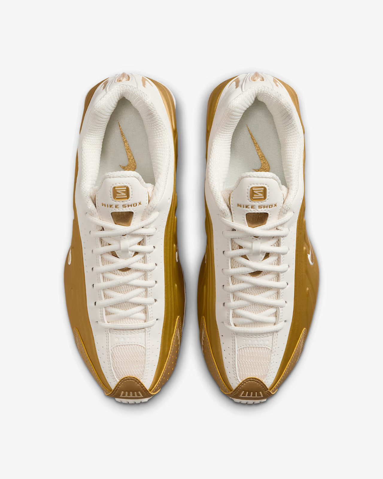 AR3565-010 Nike  Shox R4 Soft Pearl Metallic Gold (Women's)