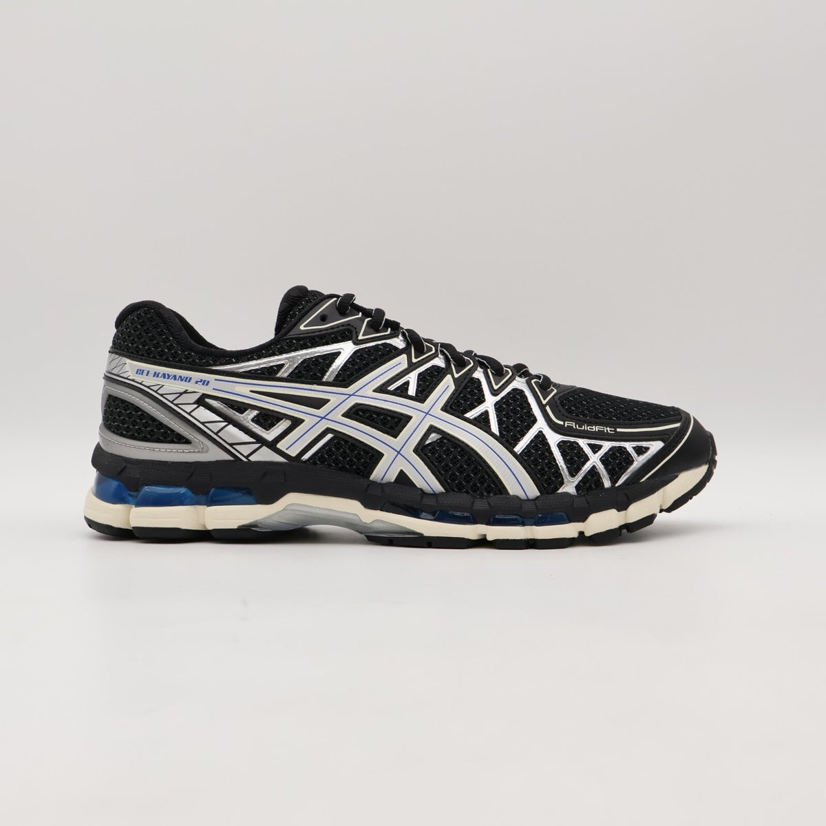 1203A388-001 Asics Gel-Kayano 20 Black Pure Silver (Men's)