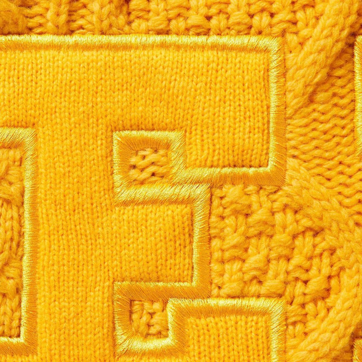Supreme GOODENOUGH Zip Up Hooded Sweater Yellow