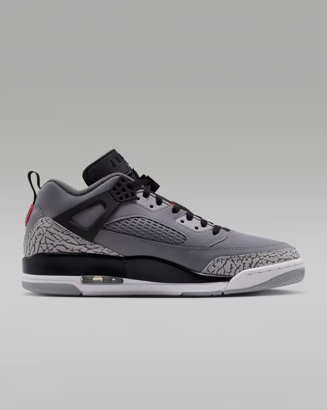 FQ1759-015 Nike Spizike Low "Cool Grey/Black/Wolf Grey/University Red" (Men's)