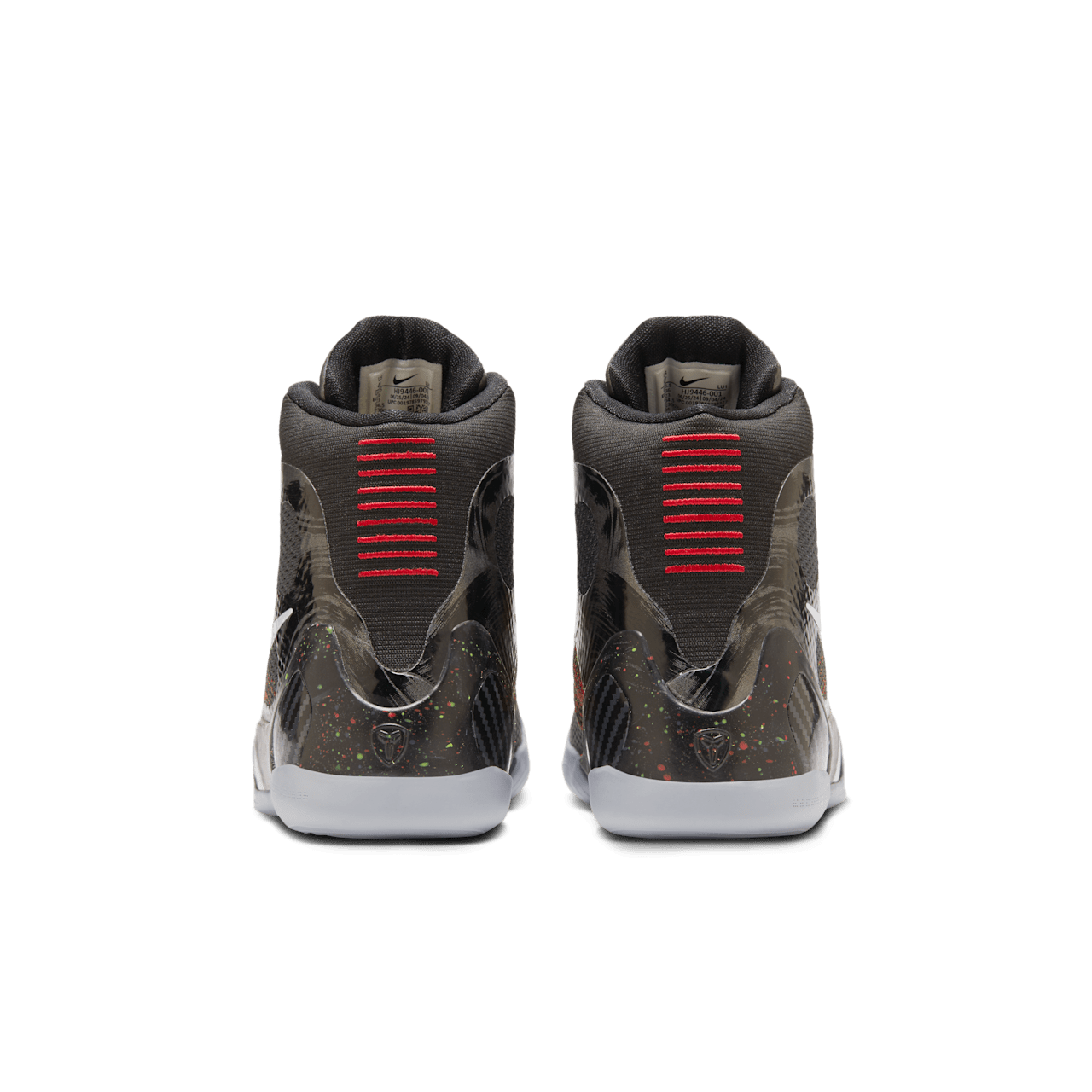 HJ9446-001 Nike GS Kobe 9 Elite Protro Black and Metallic Silver