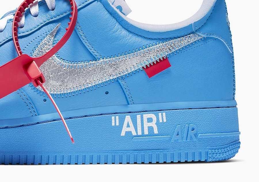 CI1173-400 Off-White Ã Nike Air Force 1 Low MCA University Blue (Men's)