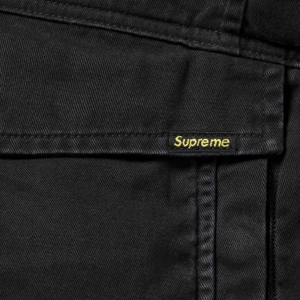 Supreme Reversible Faux Fur Hooded Work Jacket Black