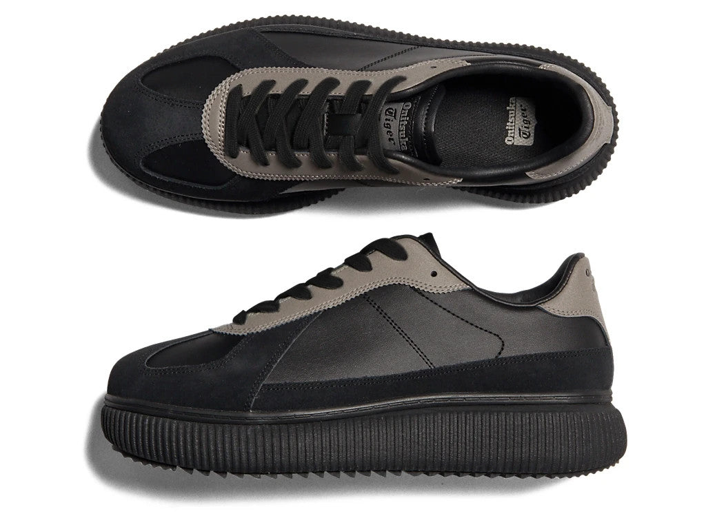 1183B874-001 Onitsuka Tiger DELECITY BLACK/STEEPLE GREY (Men's)