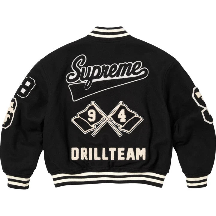 Supreme Drill Team Varsity Jacket Black