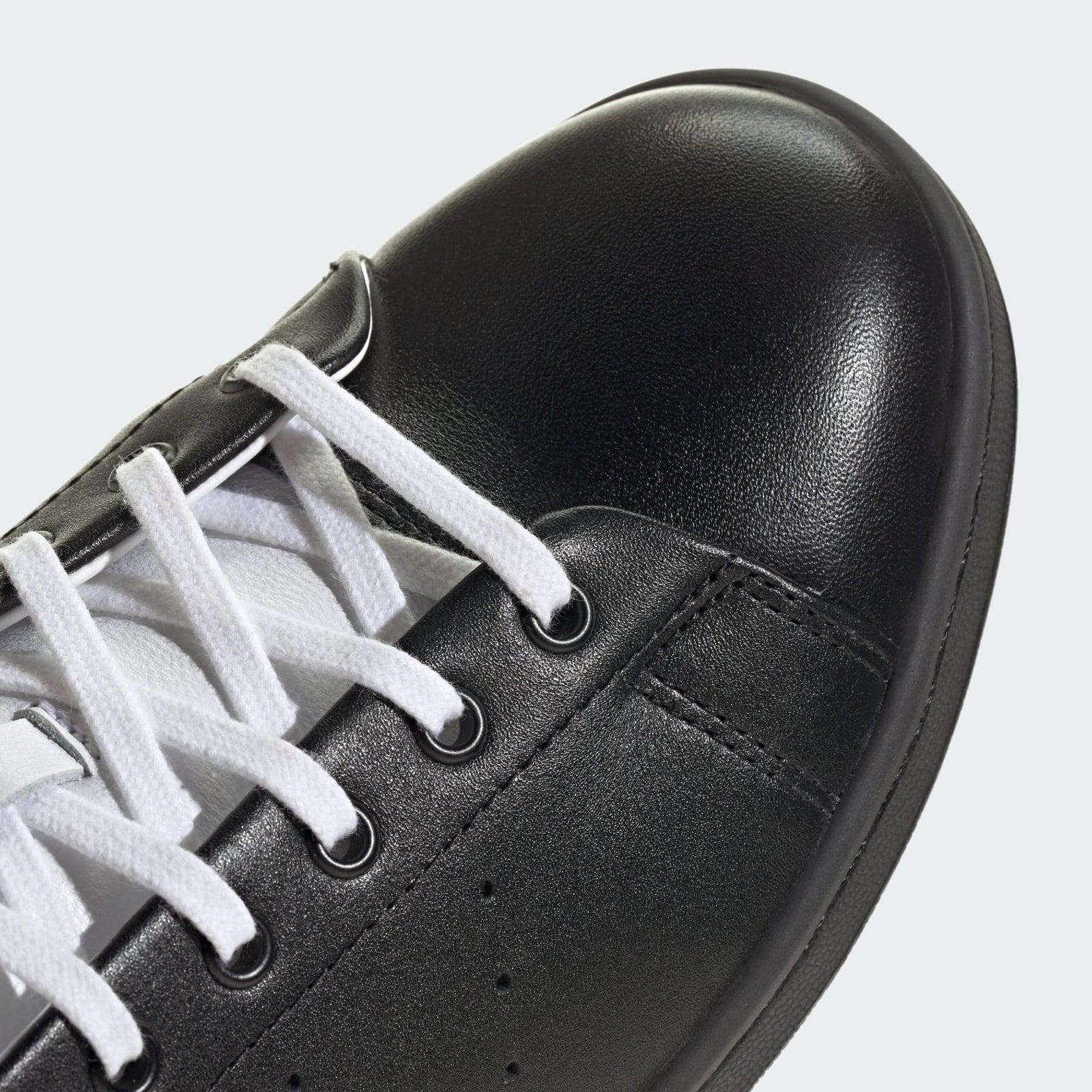 JH9719 adidas Originals Stan Smith Lux Core Black Cloud White (Men's)