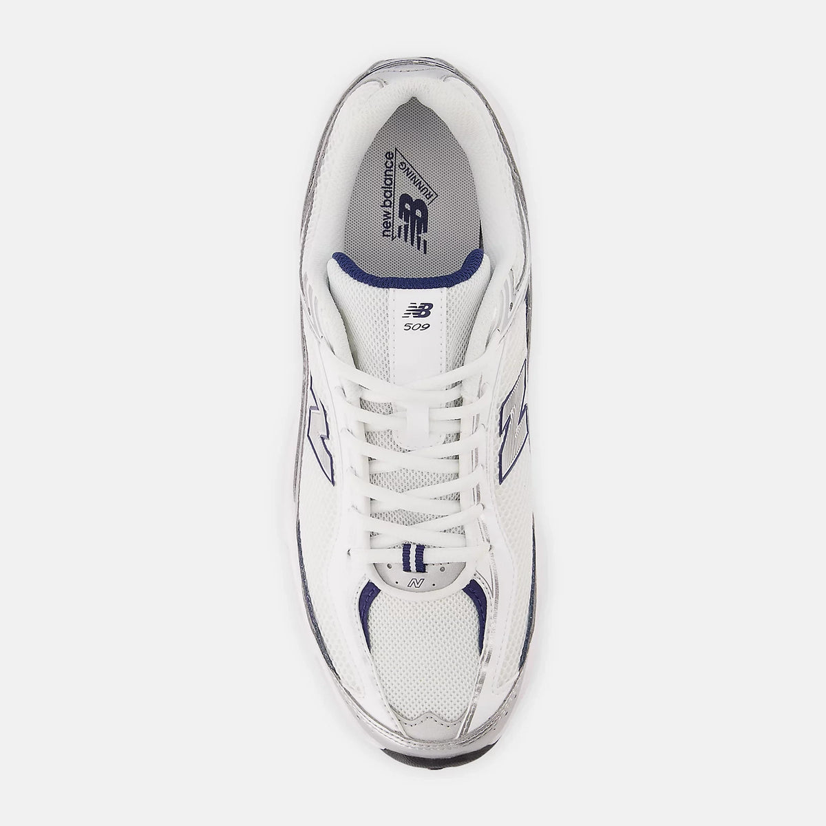 U509CD New Balance 509V1 White NB Navy Silver Metallic (Men's)