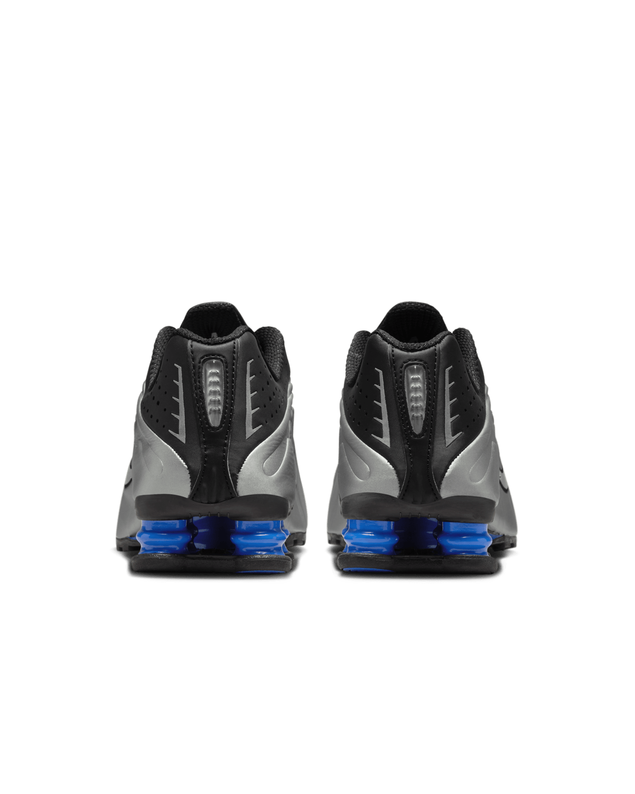 AR3565-006 Nike Shox R4 Black Metallic Silver Racer Blue (Women's)