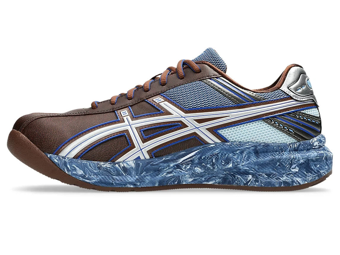 1202A544-200 Kiko Kostadinov Asics Women's LYASA FF 2 "Reddish Brown/Asics Blue"