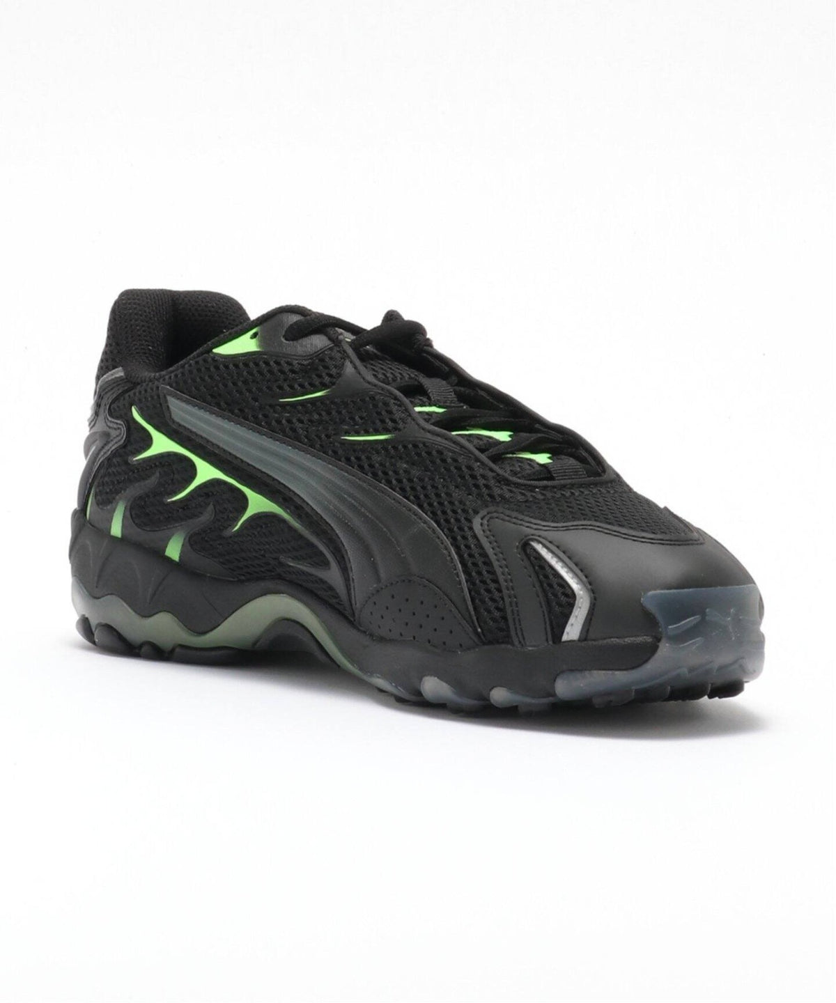 401560-01 Puma Inhale Puma Black Green Glare (Men's)