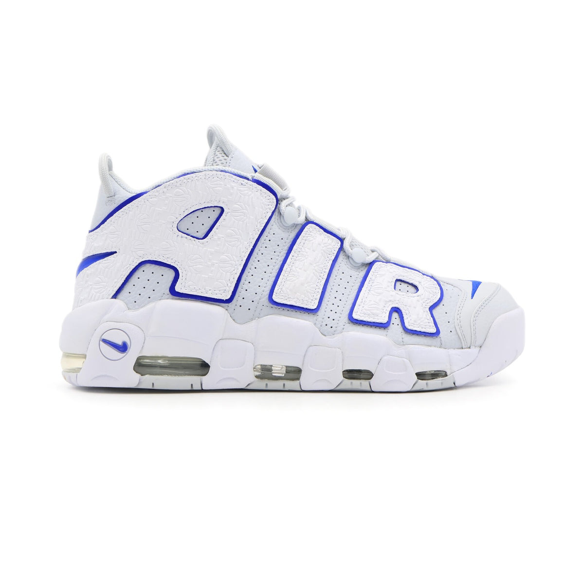 FD0669-100 Nike Air More Uptempo Embossed White Royal Blue (Men's)