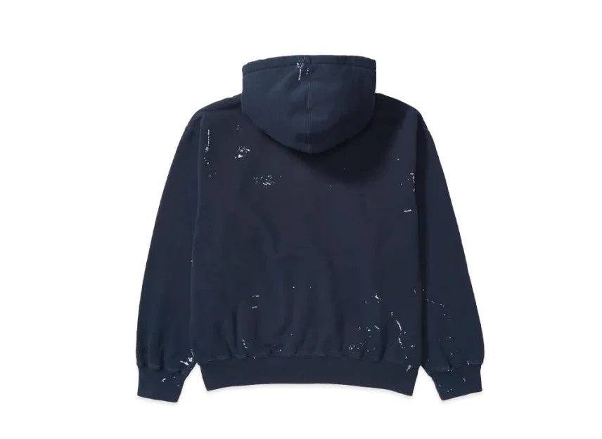Supreme x MM6 Maison Margiela Box Logo Zip Up Hooded Sweatshirt "Navy"