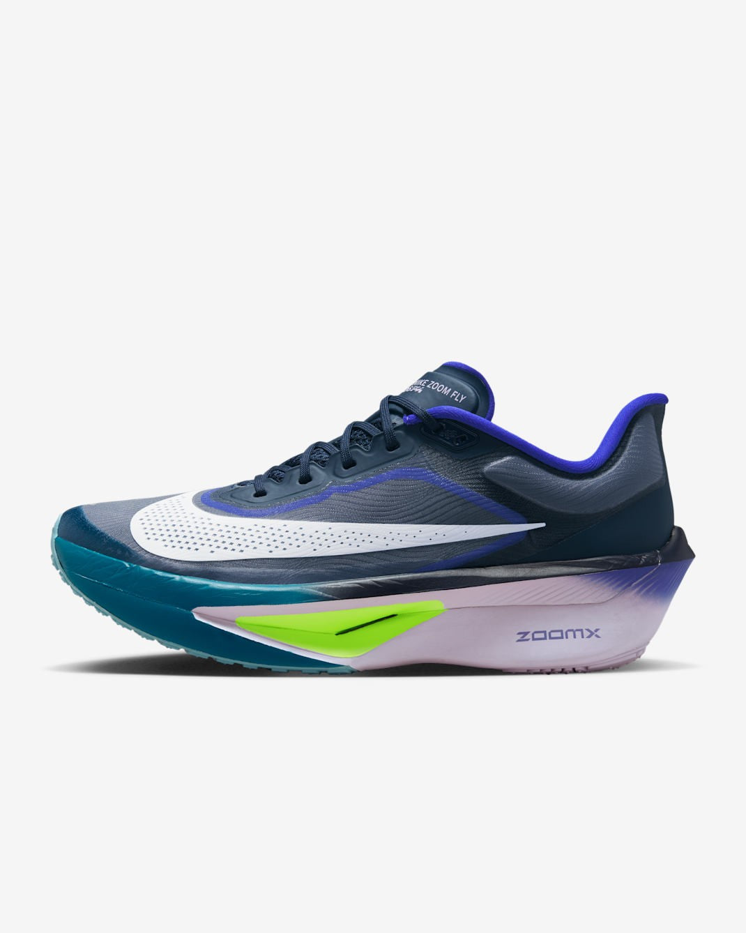 FN8454-403 Nike Zoom Fly 6 Obsidian Persian Violet Volt White (Men's)