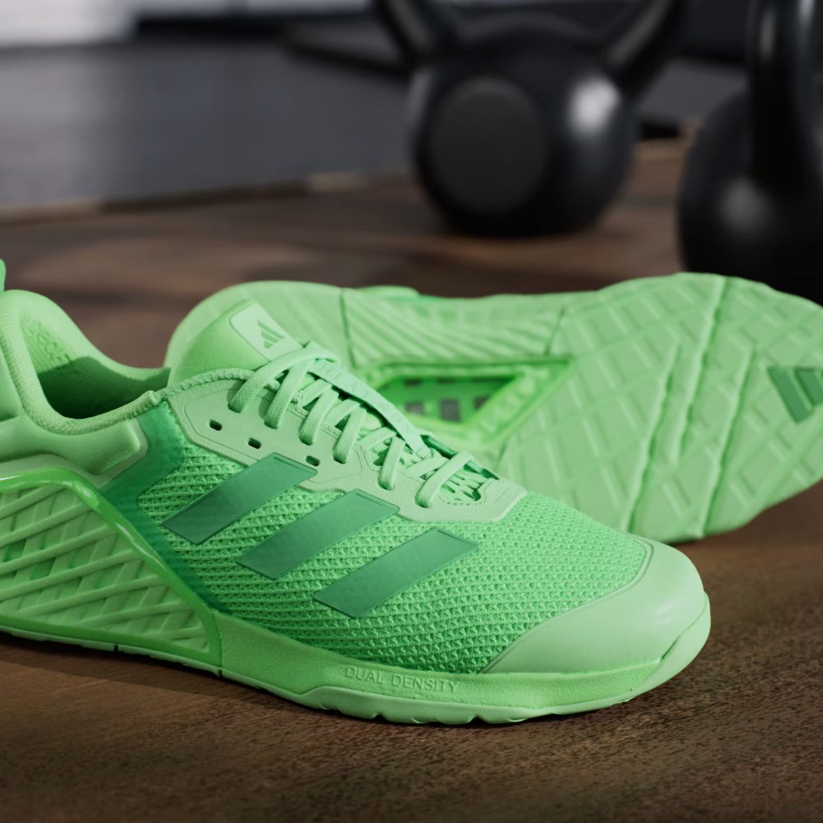 JR1666 adidas Dropset 3 Lime Burst/Semi Solar Lime/Semi Green Spark (Men's)