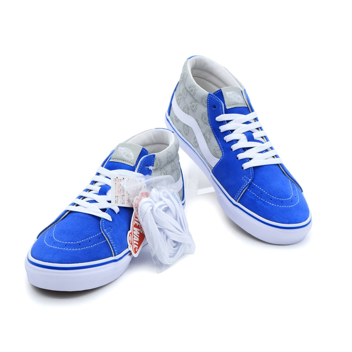 662991-0001 BUMP OF CHICKEN Vans Sk8-Mid Navy Light Gray White (Men's)