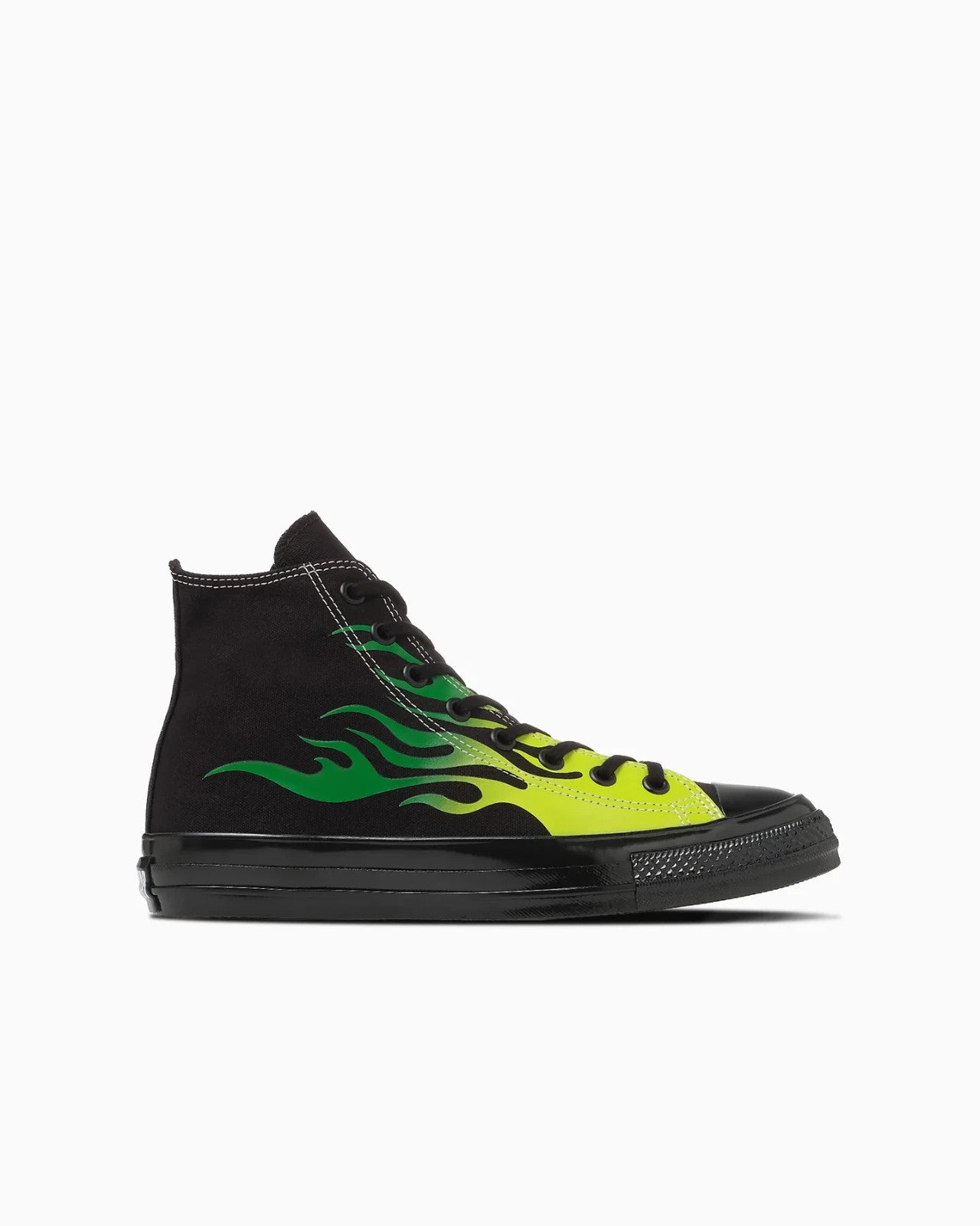 31317131 Converse All Star Aged IGNT Hi Black Green Flame (Men's)