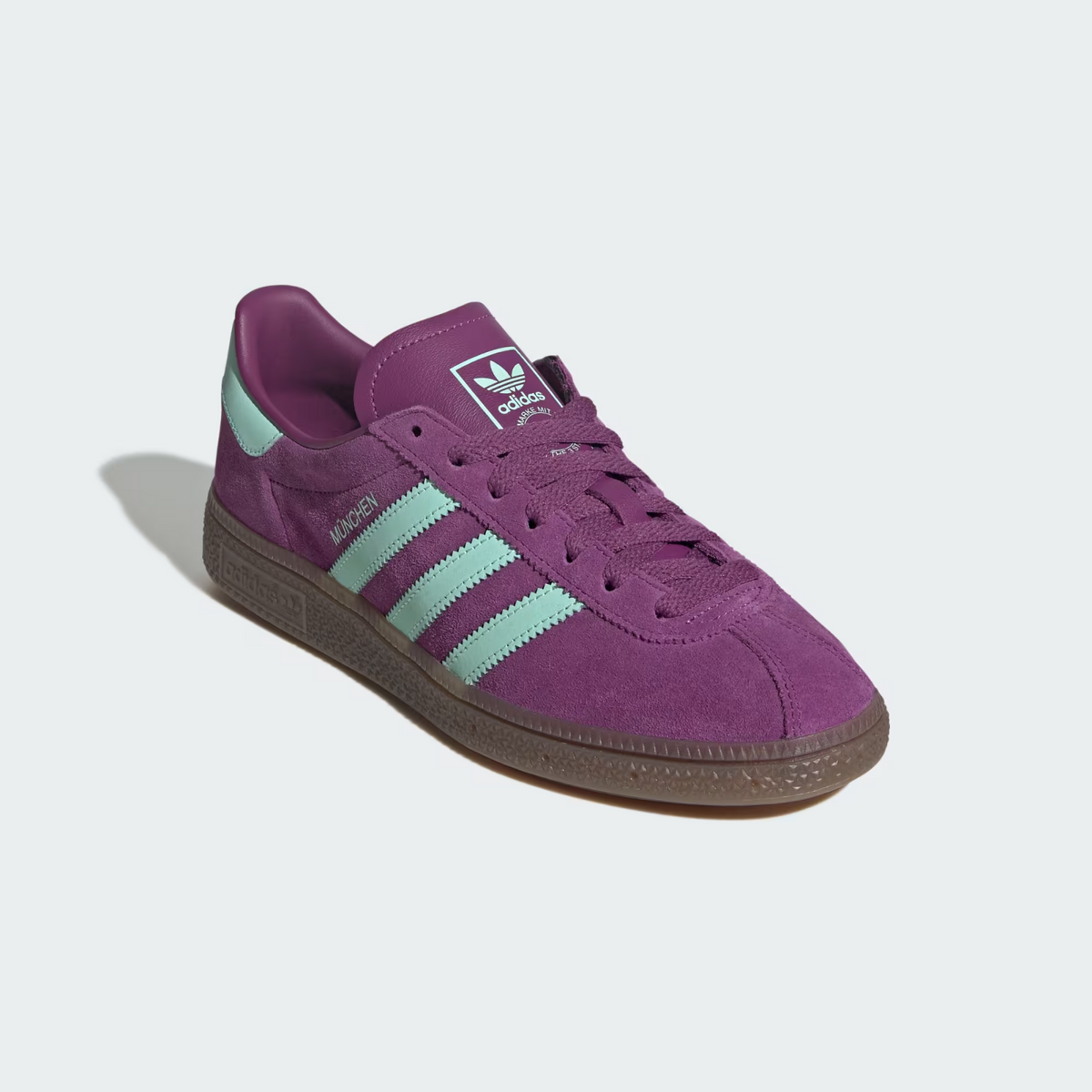 JS3995 adidas Originals Munchen Rich Mauve Clear Mint Gum (Men's)