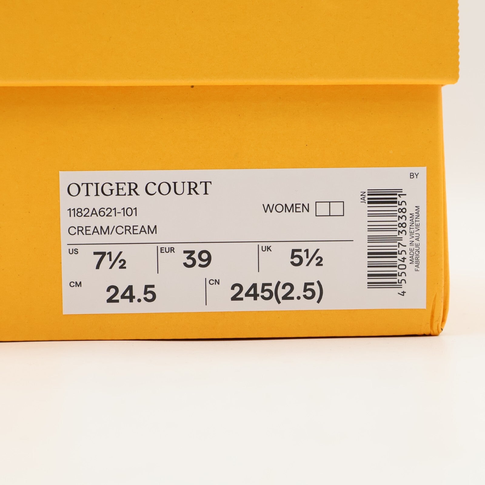 1182A621-101 Onitsuka Tiger Otiger Court Cream (Women's)