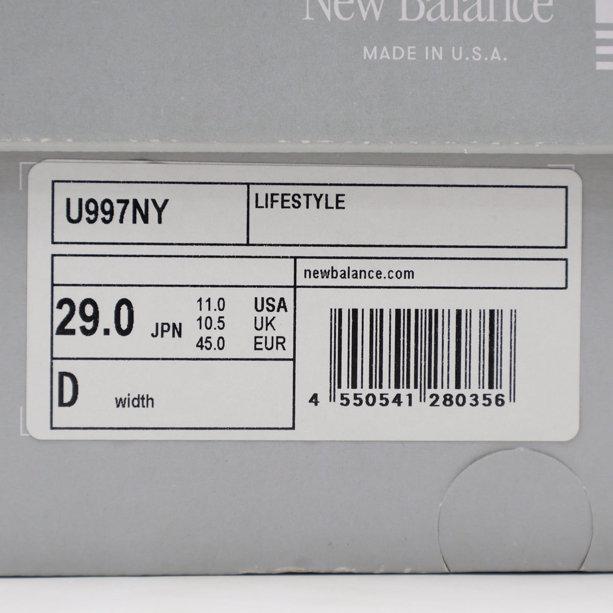 U997NY New Balance 997 Navy (Men's)