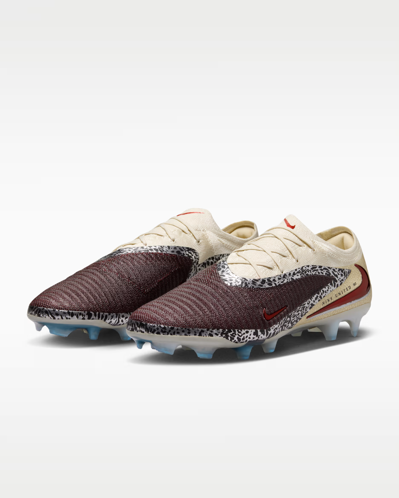 IO8444-661 Nike United Phantom 6 Low Elite Cleats "Burgundy Crush/Fossil (Men's)