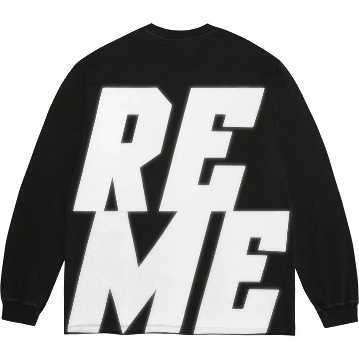 Supreme Reflective L/S Top Black