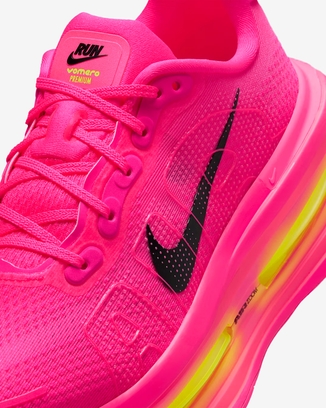 HM5973-603 Nike Vomero Premium Hyper Pink Digital Pink Volt Black (Women's)