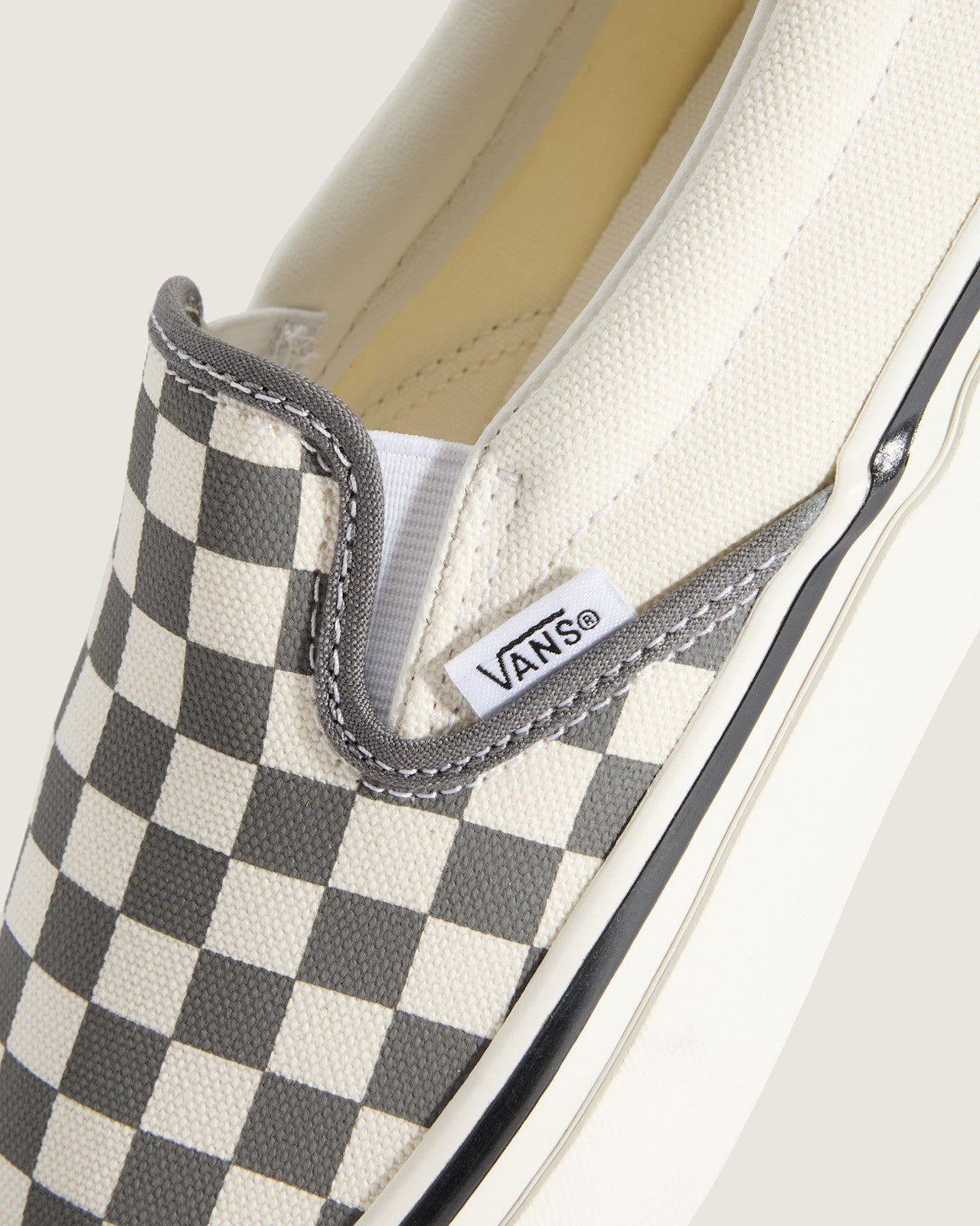 VN000D9PPWT Vans Premium Classic Slip-On 98 Checkerboard Pewter (Men's)